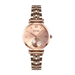 Наручний годинник Skmei 9198RGRG-S Rose Gold - Rose Gold Lady img-1
