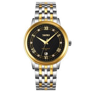 Наручний годинник Skmei 9272TGDBK-B Gold/Silver-Black Men img-1
