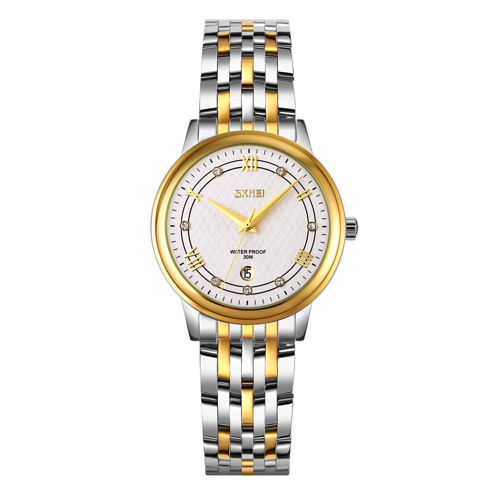 Наручний годинник Skmei 9272TGDSI-S Gold/Silver-Silver Lady img-1
