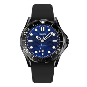 Наручний годинник Skmei 9276PBKBU Black-Blue Silicone Strap img-1