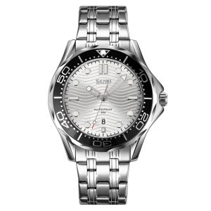Наручний годинник Skmei 9276SSISI Silver-Silver Steel Strap SALE img-1