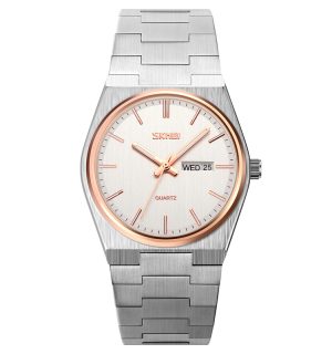Наручний годинник Skmei 9288SIRGSI Silver-Rose Gold-Silver SALE img-1