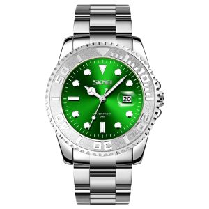 Наручний годинник Skmei 9295SIGN Silver-Green img-1