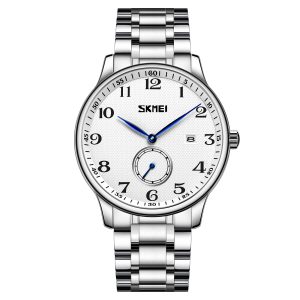 Наручний годинник Skmei 9297SI-AC Silver Numbers img-1