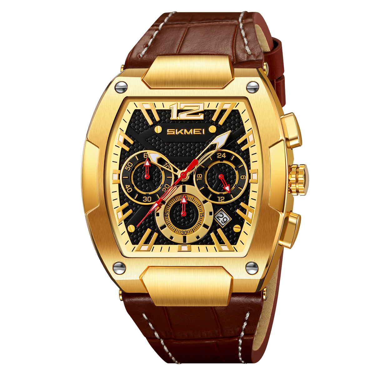 Наручний годинник Skmei 9357GDBN Gold-Brown img-1