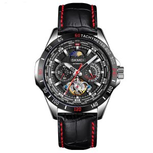 Наручний годинник Skmei M020SI Silver-Black img-1