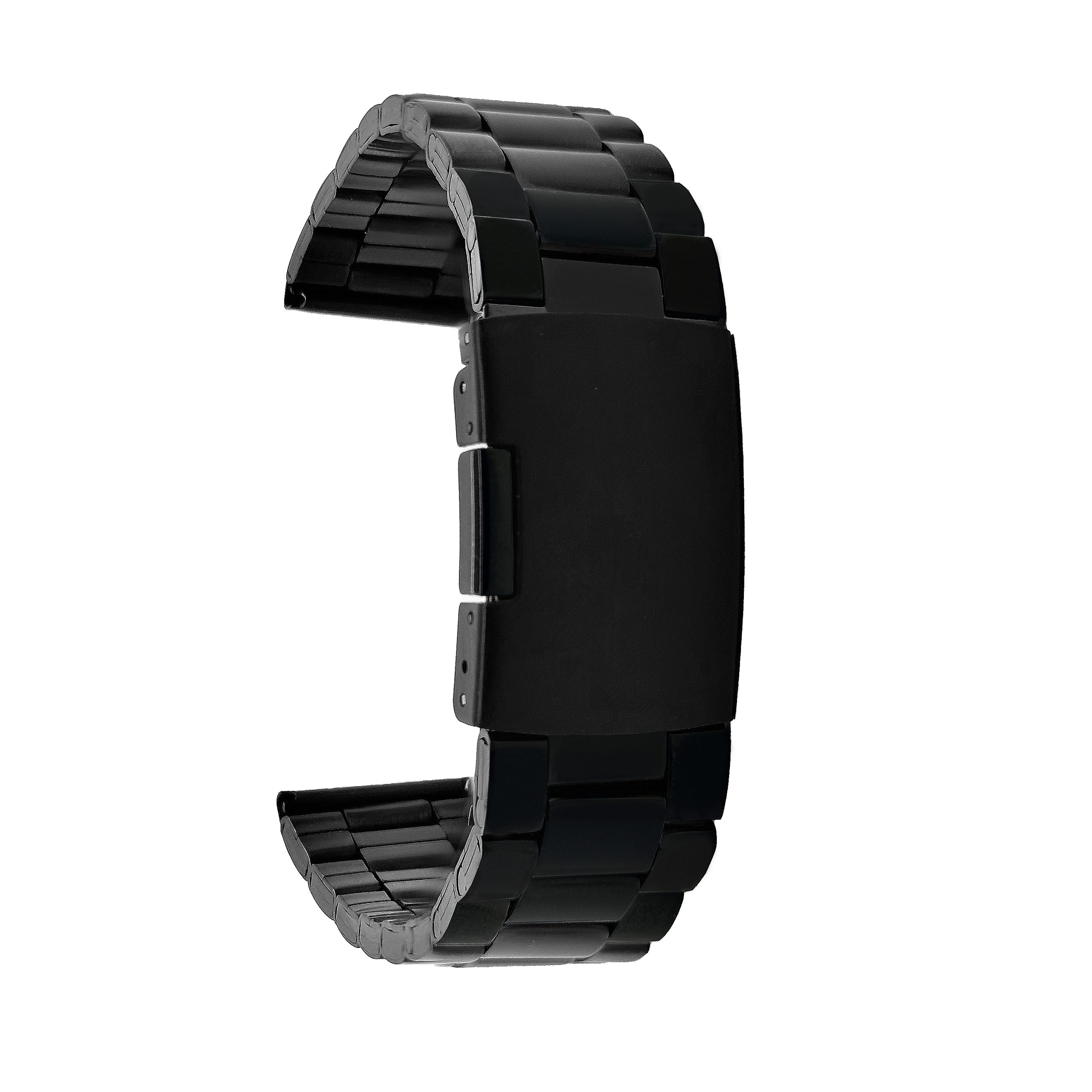 Наручний годинник Сталевий браслет AWARDER 22 мм Black img-1