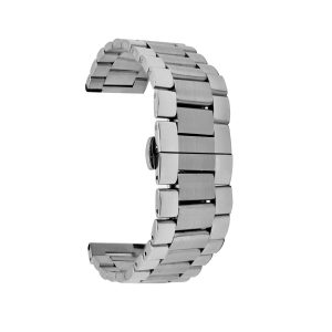 Наручний годинник Сталевий браслет AWARDER 22 мм Silver img-1