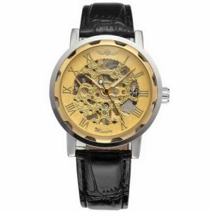 Наручний годинник Winner 8012 Black-Silver-Gold img-1