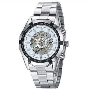 Наручний годинник Winner 8042 Silver-Black-White img-1