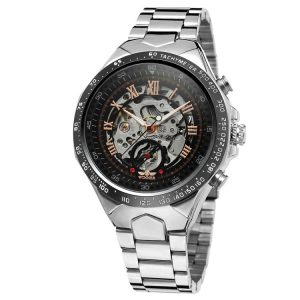 Наручний годинник Winner 8067 Silver-Black-Cuprum img-1