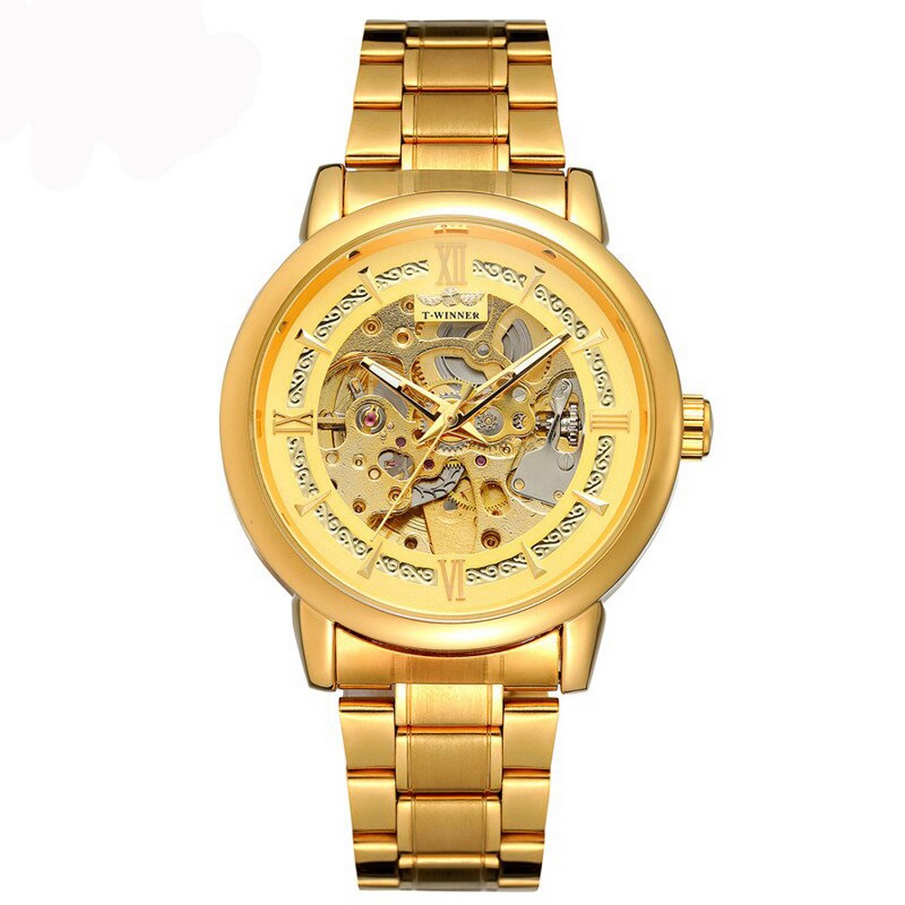 Наручний годинник Winner 8173 Gold img-1