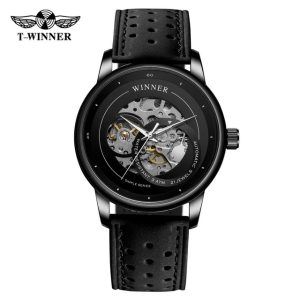 Наручний годинник Winner 8190 All Black img-1